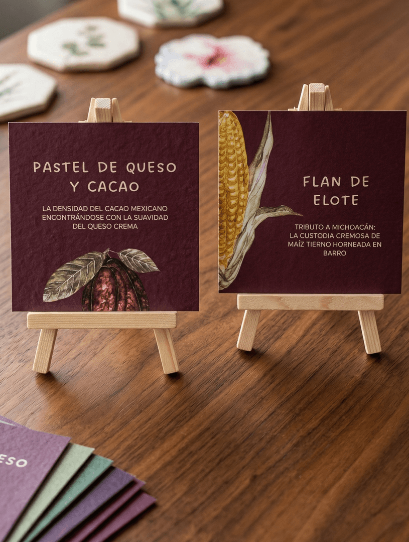 Culinary Narratives Custom Buffet Signage